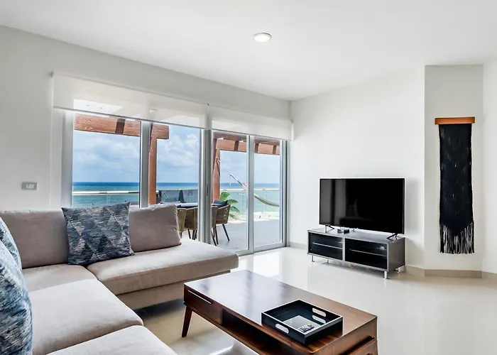 Casa Mares Ocean Front Penthouse Apartment Playa del Carmen